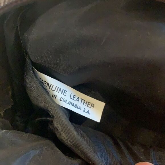 All Leather Brown Computer Bag - Picture 8 of 12